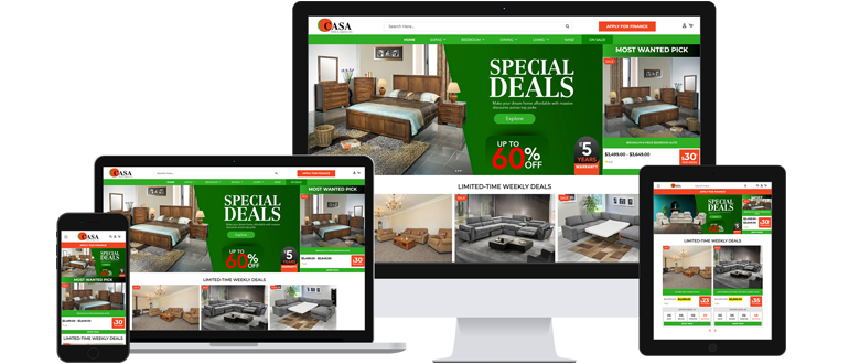 Fintrex Finance website all devices preview