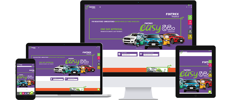 Fintrex Finance website all devices preview