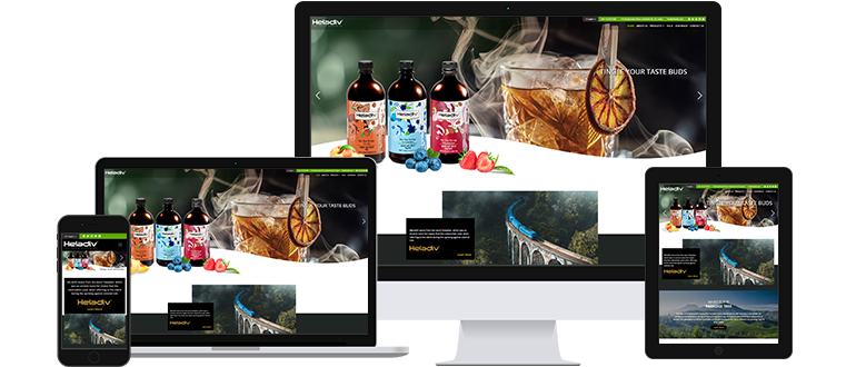 Heladiv website all devices preview